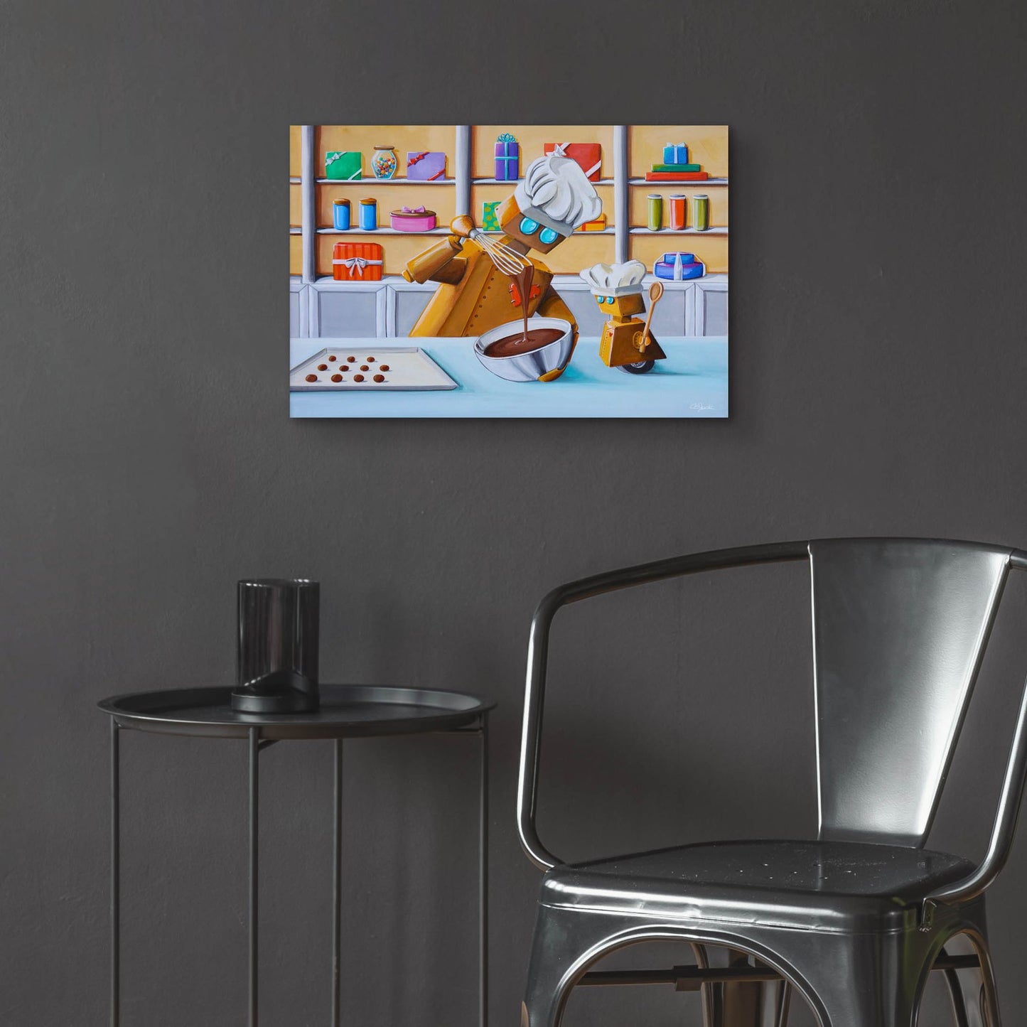 Epic Art 'The Chocolatiers' by Cindy Thornton, Acrylic Glass Wall Art,24x16