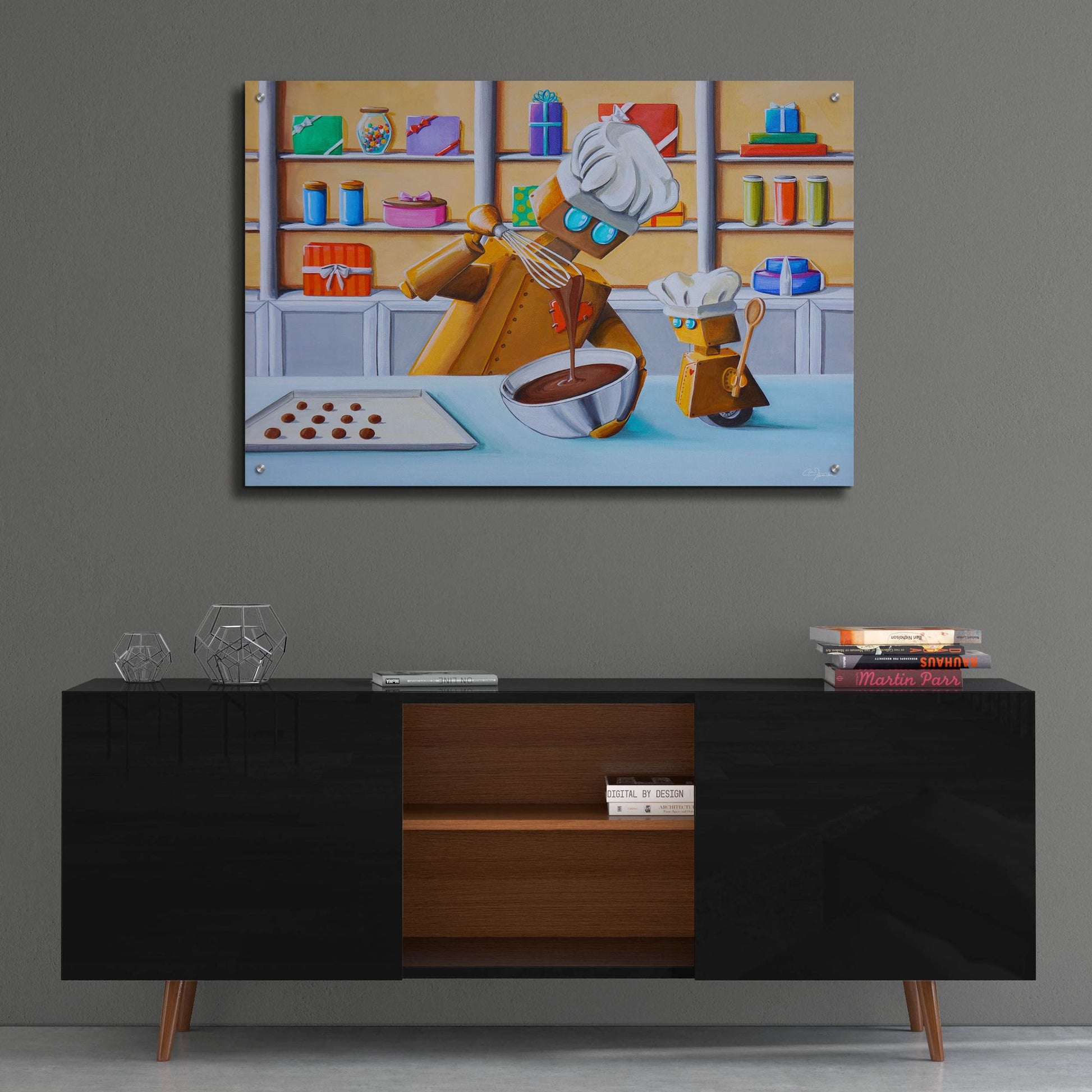 Epic Art 'The Chocolatiers' by Cindy Thornton, Acrylic Glass Wall Art,36x24