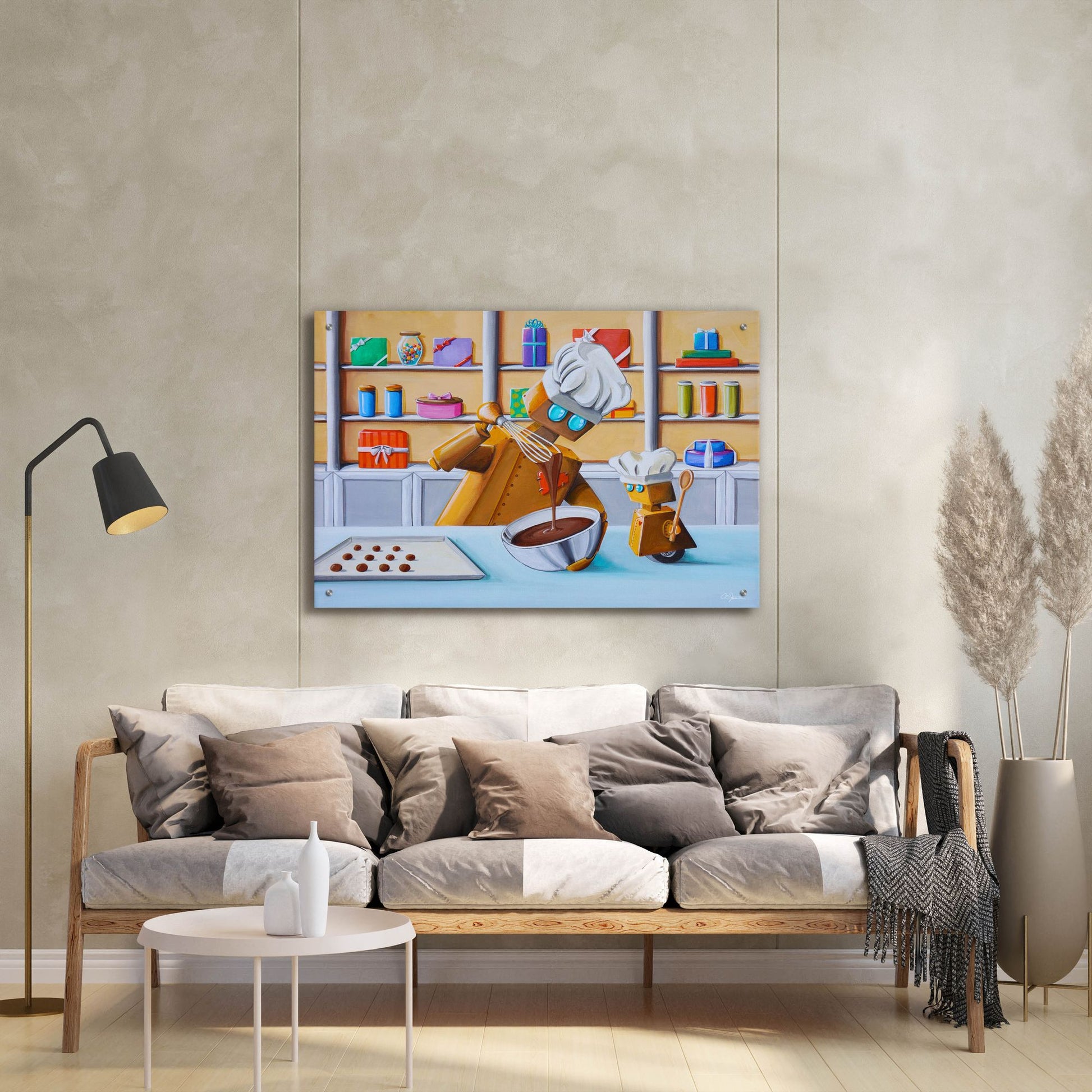 Epic Art 'The Chocolatiers' by Cindy Thornton, Acrylic Glass Wall Art,36x24