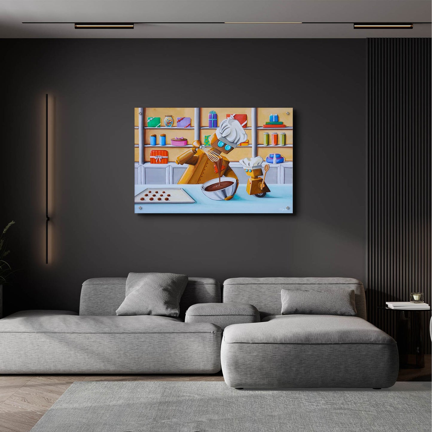 Epic Art 'The Chocolatiers' by Cindy Thornton, Acrylic Glass Wall Art,36x24