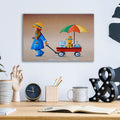 Just Another Rainy Day by Cindy Thornton - 16x12 acrylic wall art in a room