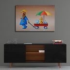 Just Another Rainy Day by Cindy Thornton - 36x24 acrylic wall art in a room