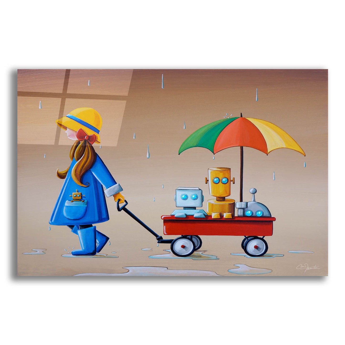 Epic Art 'Just Another Rainy Day' by Cindy Thornton, Acrylic Glass Wall Art