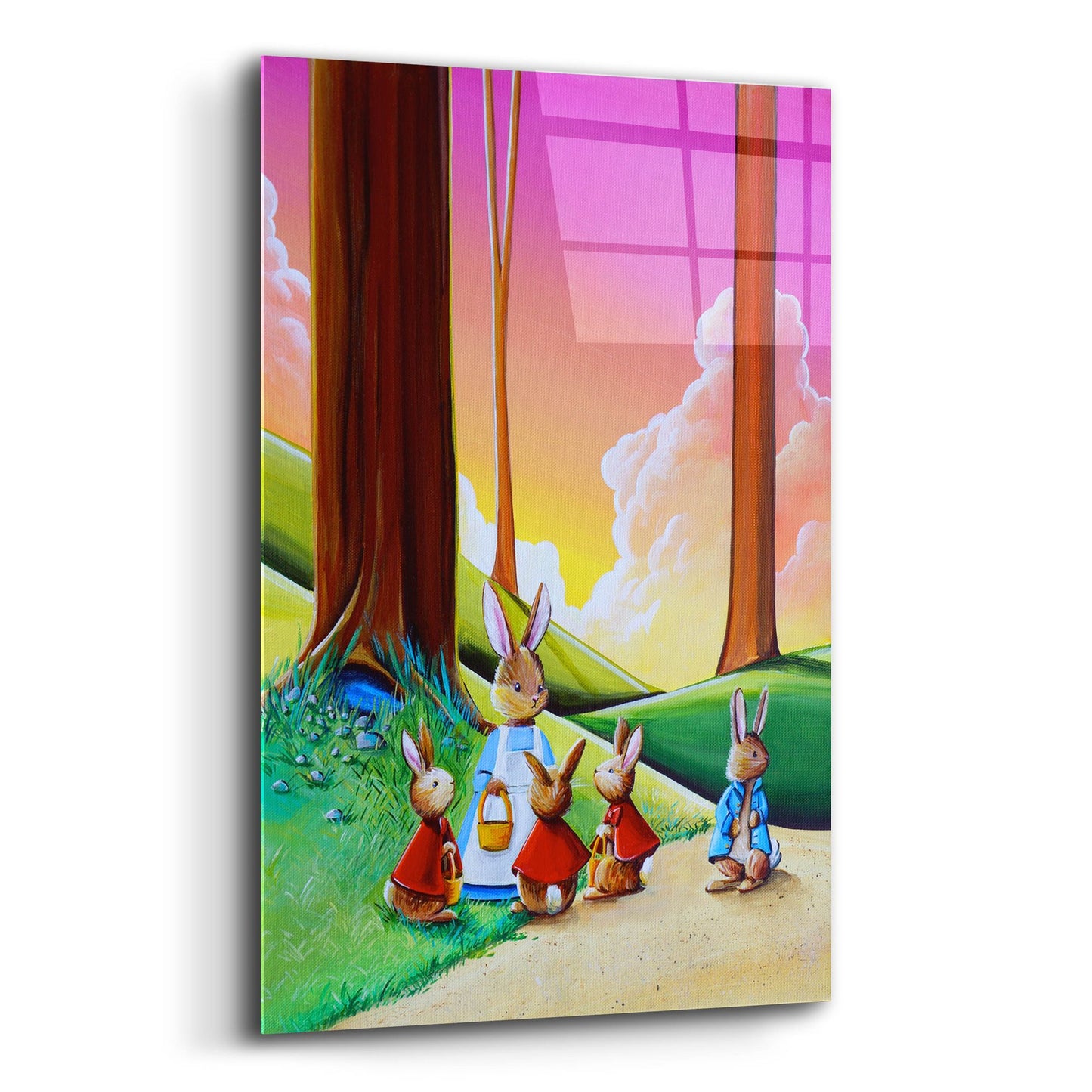 Epic Art 'Peter Rabbit 1' by Cindy Thornton, Acrylic Glass Wall Art,12x16