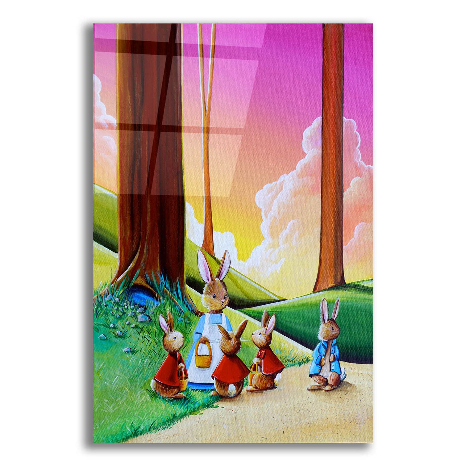 Epic Art 'Peter Rabbit 1' by Cindy Thornton, Acrylic Glass Wall Art