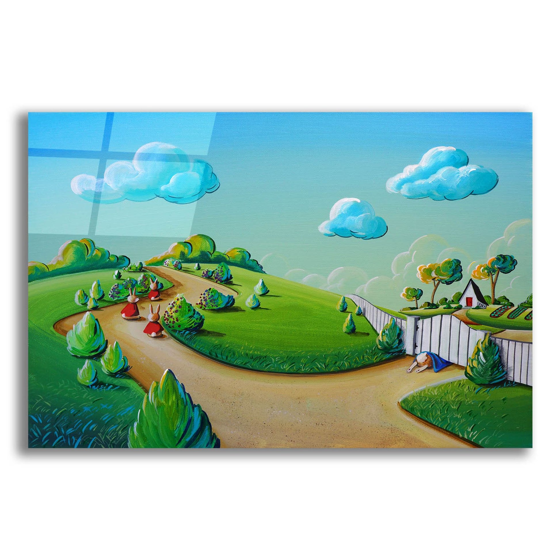 Epic Art 'Peter Rabbit 3' by Cindy Thornton, Acrylic Glass Wall Art