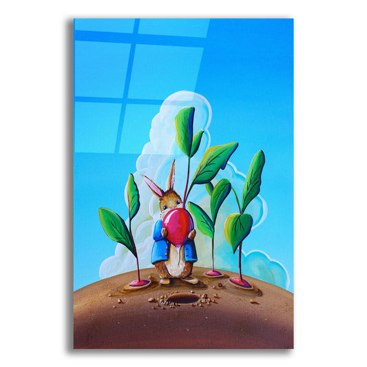 Epic Art 'Peter Rabbit 4' by Cindy Thornton, Acrylic Glass Wall Art