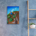 Peter Rabbit 5 by Cindy Thornton - 16x24 acrylic wall art in a room