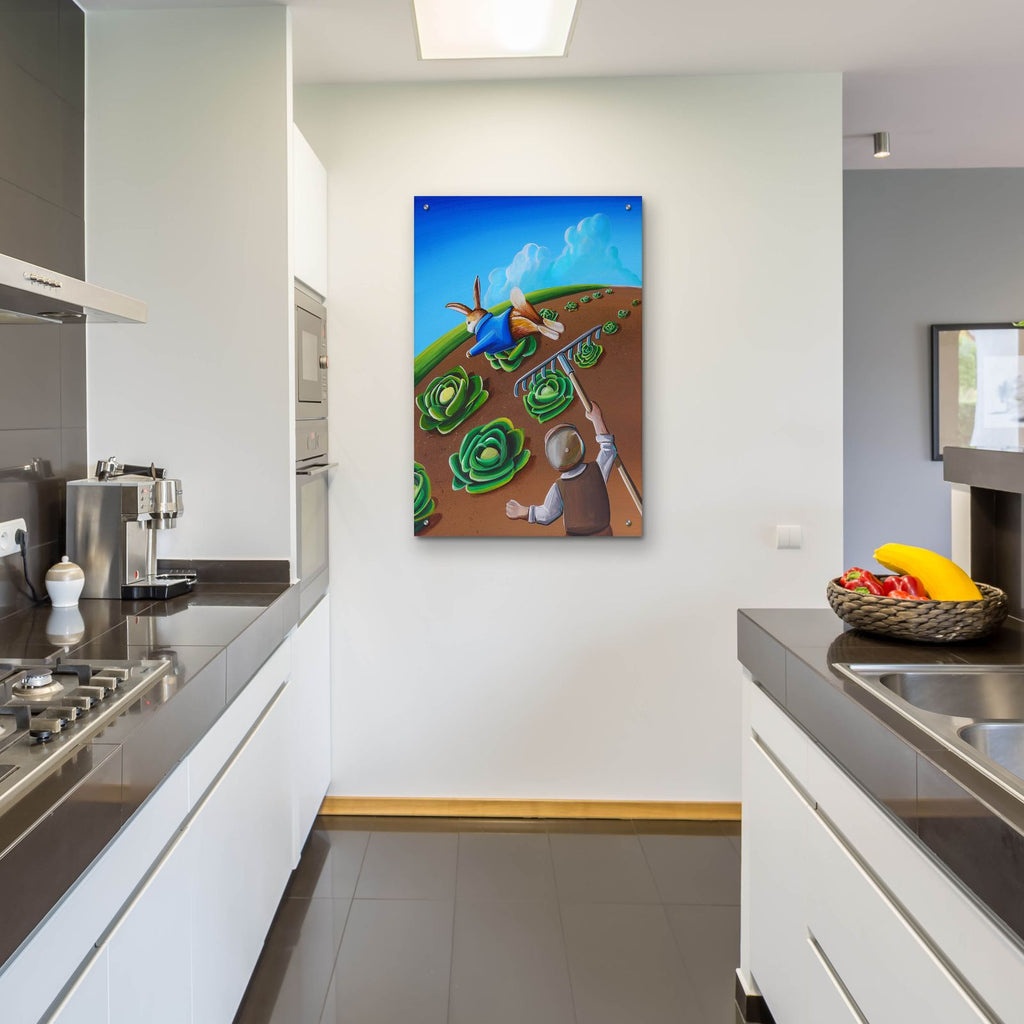 Peter Rabbit 5 by Cindy Thornton - 24x36 acrylic wall art in a room