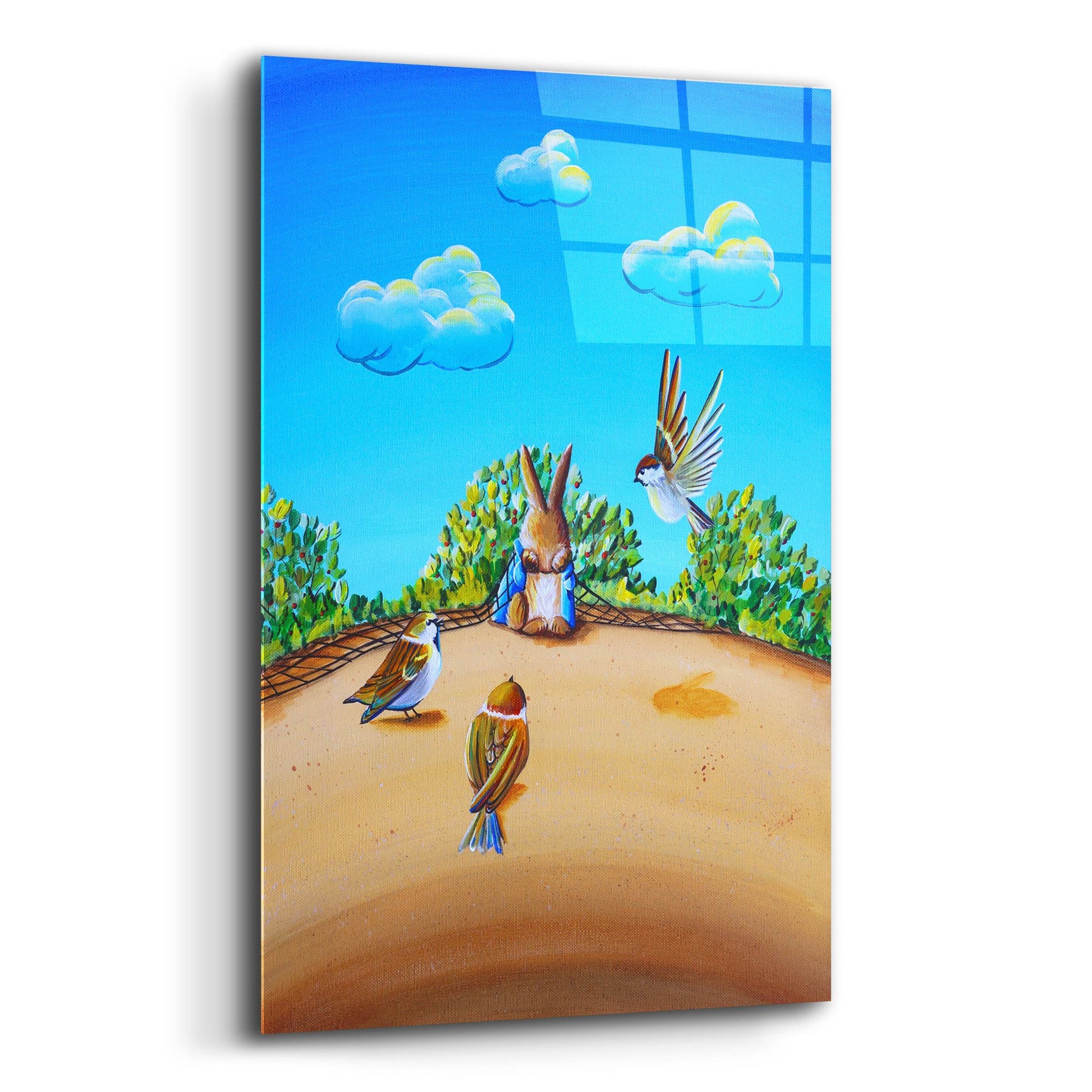 Epic Art 'Peter Rabbit 7' by Cindy Thornton, Acrylic Glass Wall Art,12x16