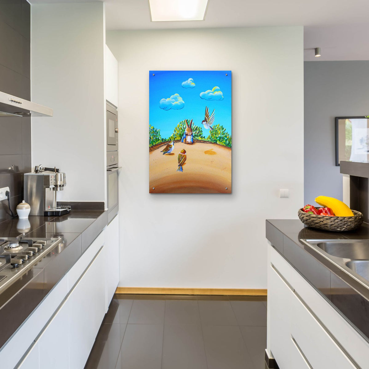 Peter Rabbit 7 by Cindy Thornton - 24x36 acrylic wall art in a room