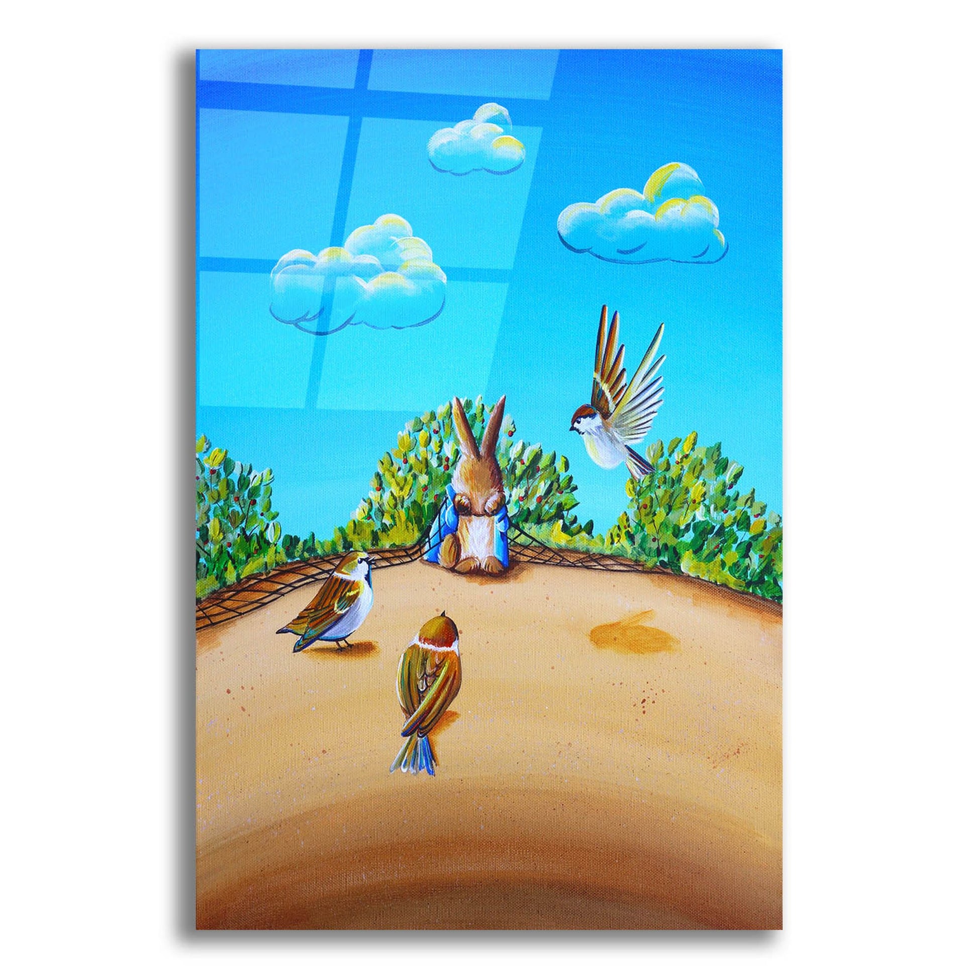 Epic Art 'Peter Rabbit 7' by Cindy Thornton, Acrylic Glass Wall Art