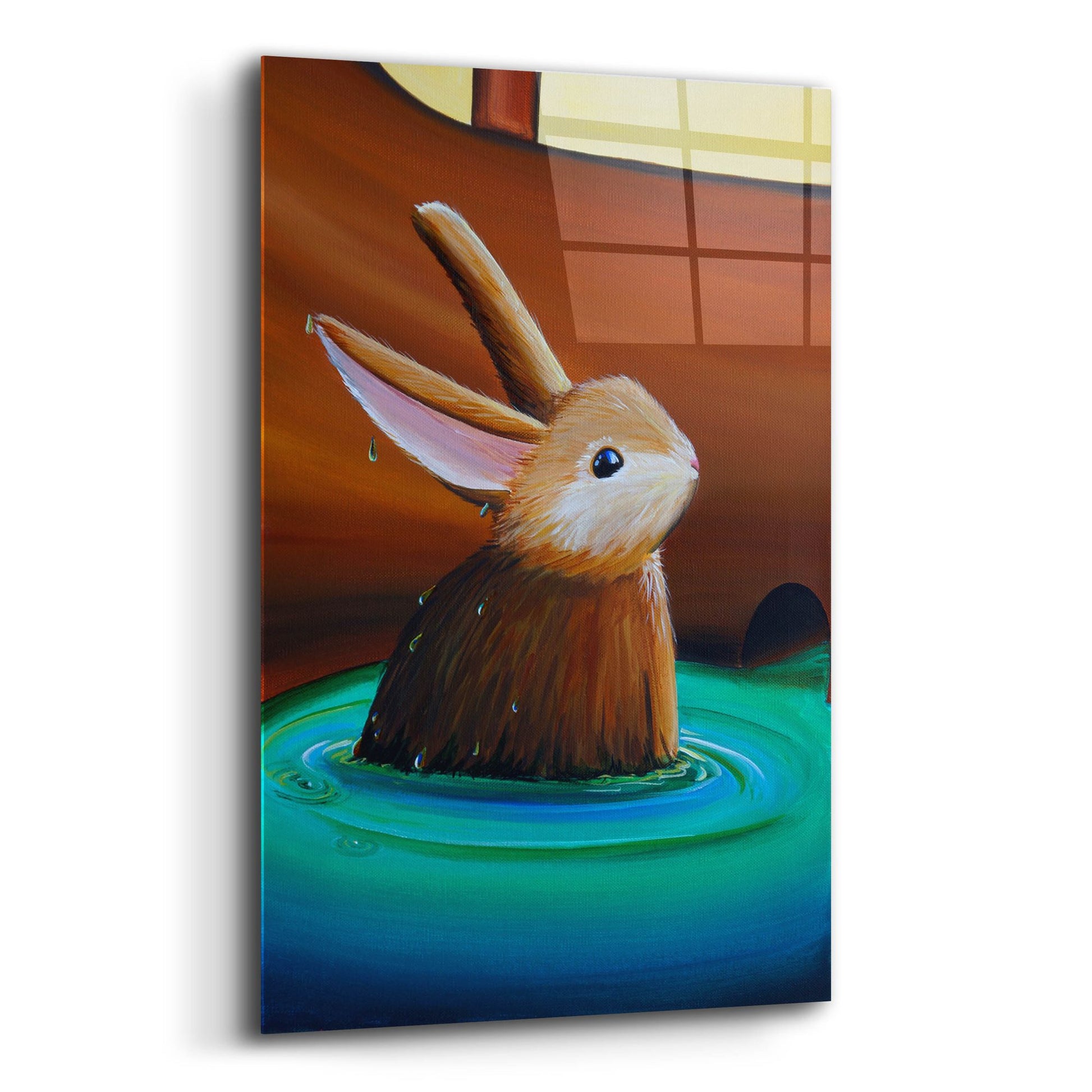 Epic Art 'Peter Rabbit 9' by Cindy Thornton, Acrylic Glass Wall Art,12x16