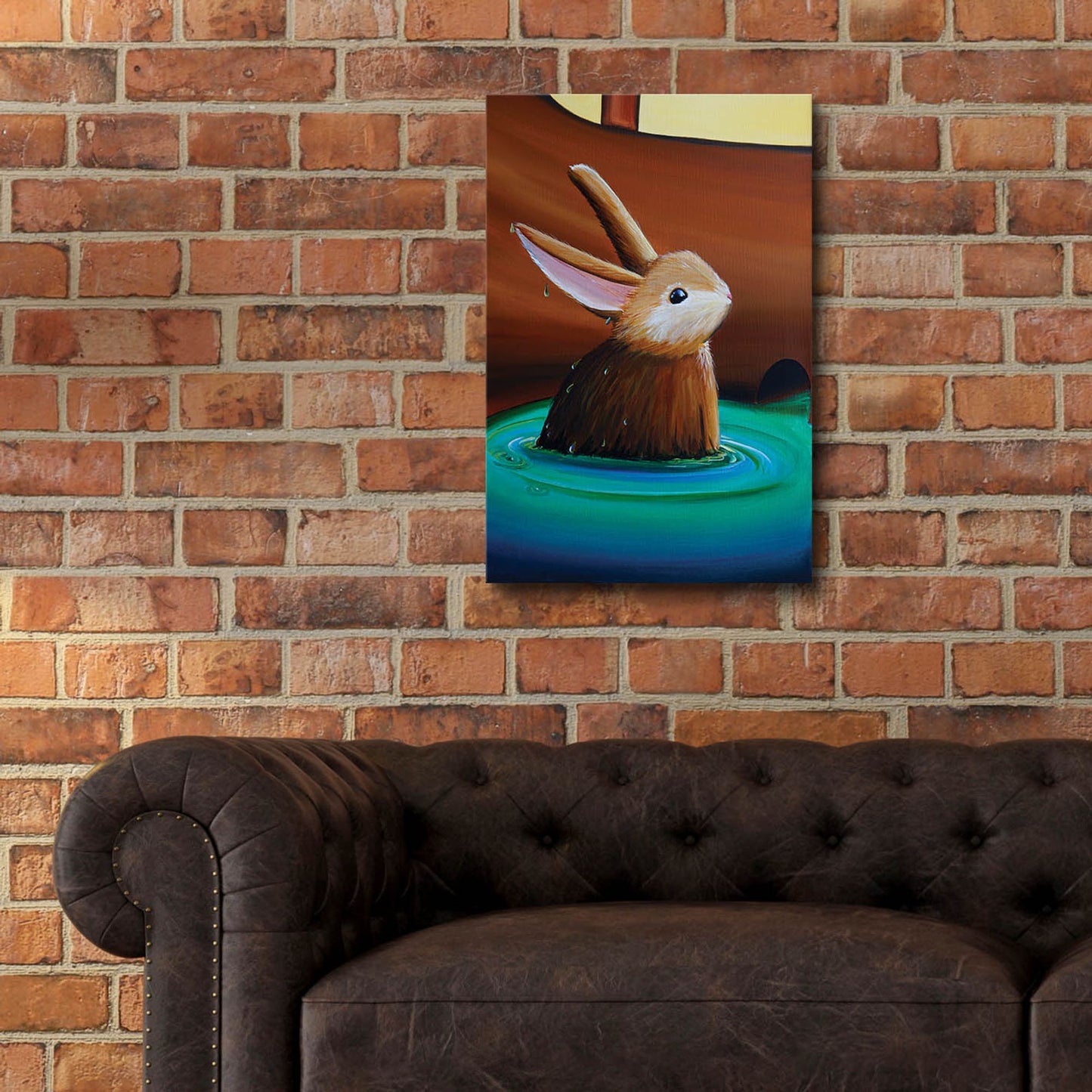 Epic Art 'Peter Rabbit 9' by Cindy Thornton, Acrylic Glass Wall Art,16x24