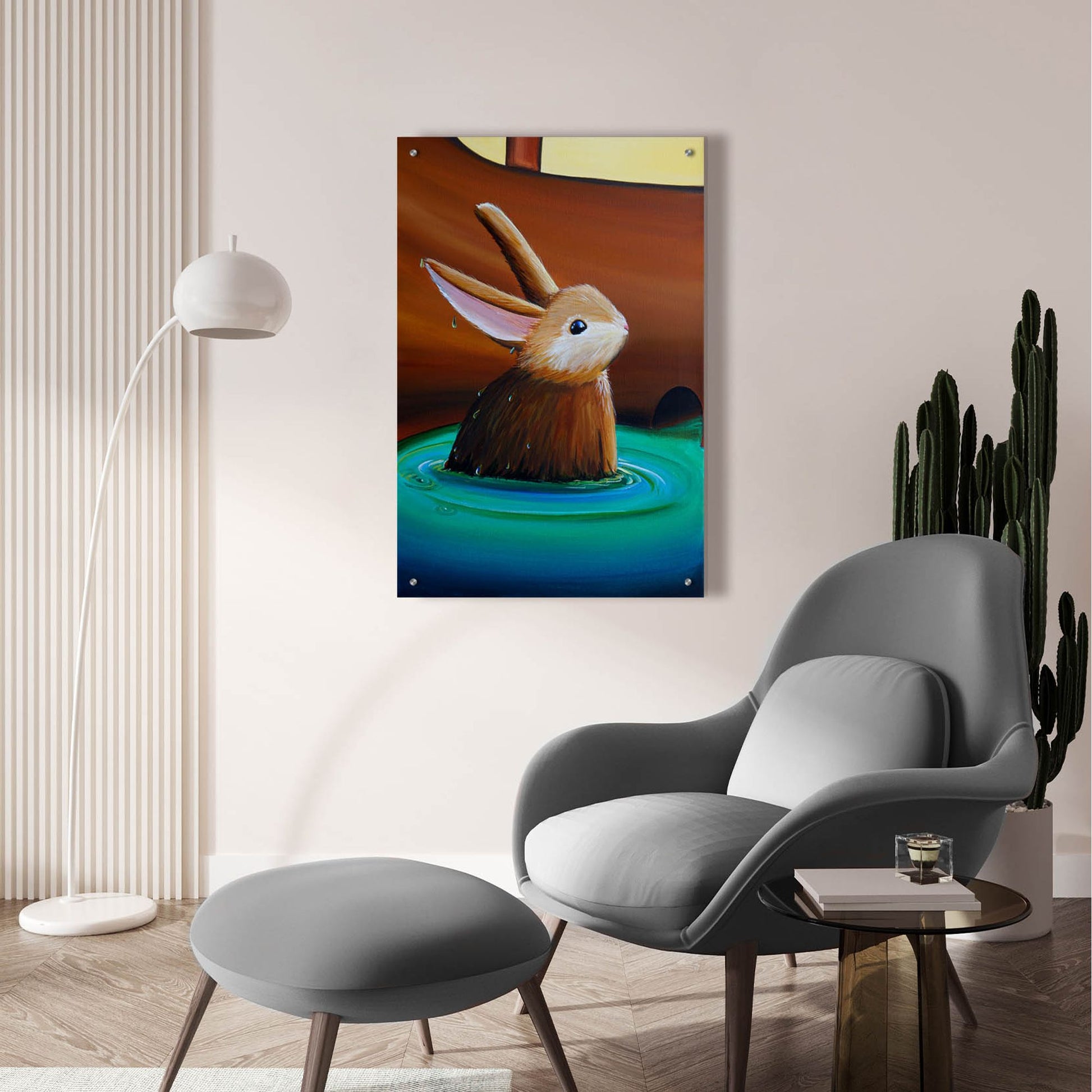 Epic Art 'Peter Rabbit 9' by Cindy Thornton, Acrylic Glass Wall Art,24x36