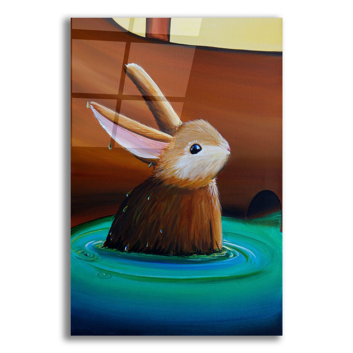 Epic Art 'Peter Rabbit 9' by Cindy Thornton, Acrylic Glass Wall Art