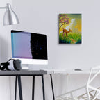 Bambi 2 by Cindy Thornton - 12x16 acrylic wall art in a room