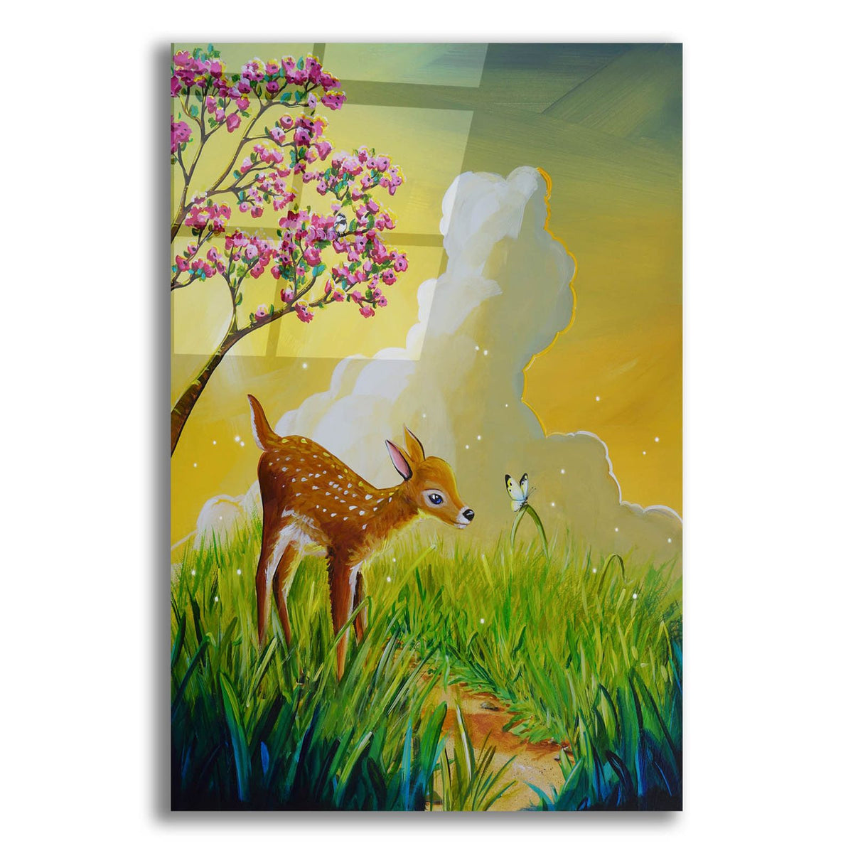 Bambi 2 by Cindy Thornton acrylic glass wall art