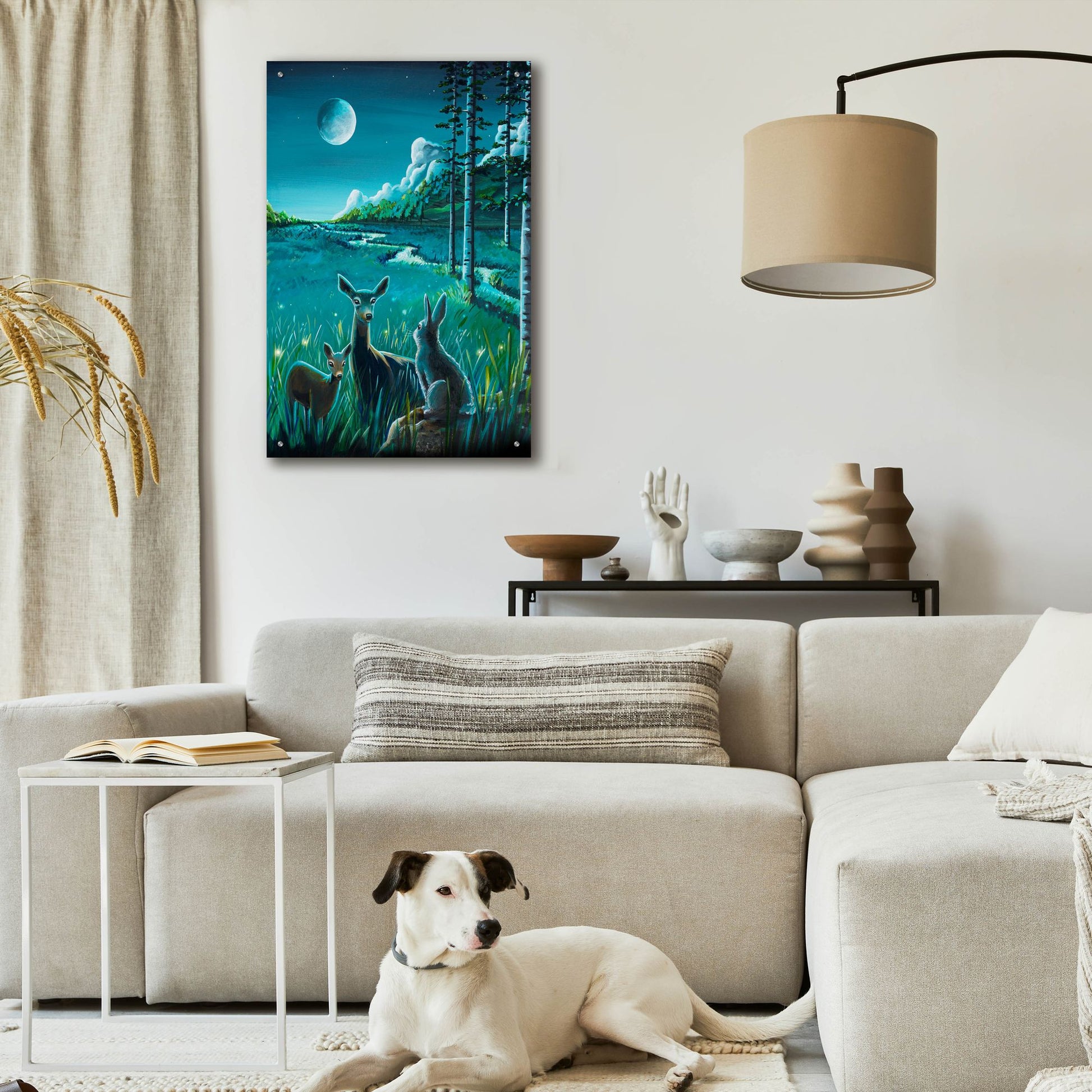 Epic Art 'Bambi 3' by Cindy Thornton, Acrylic Glass Wall Art,24x36