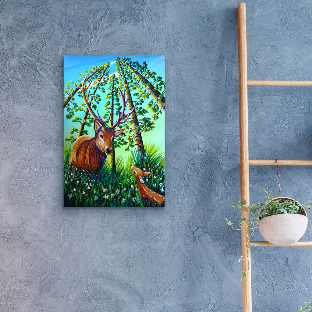 Bambi 5 by Cindy Thornton - 16x24 acrylic wall art in a room