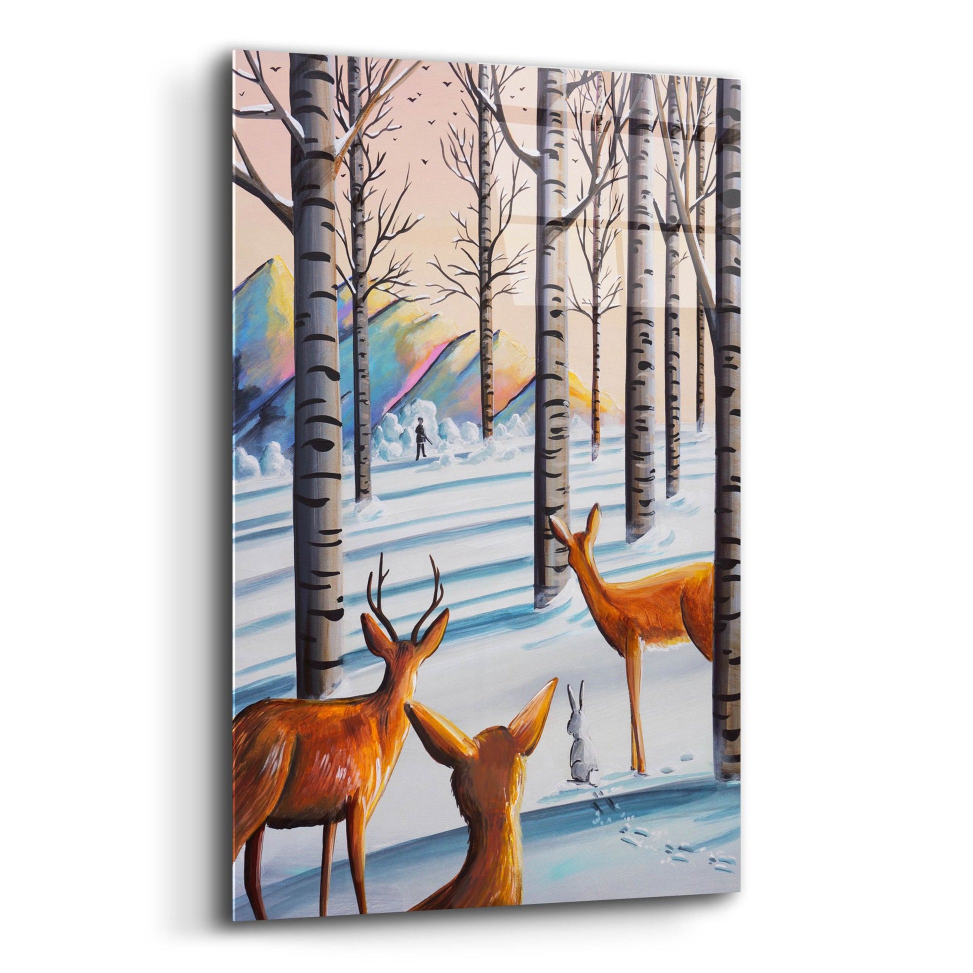 Epic Art 'Bambi 8' by Cindy Thornton, Acrylic Glass Wall Art,12x16