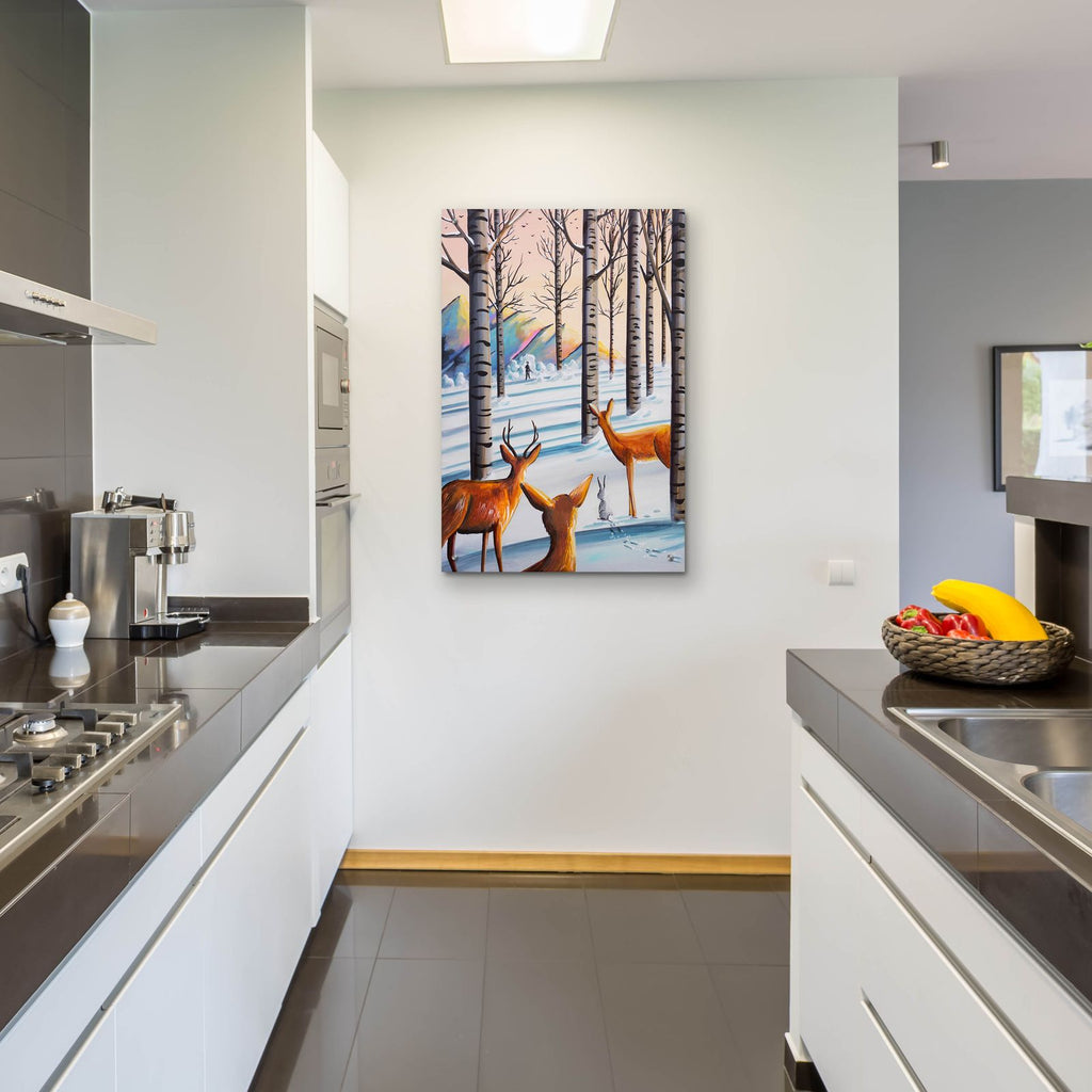Bambi 8 by Cindy Thornton - 24x36 acrylic wall art in a room