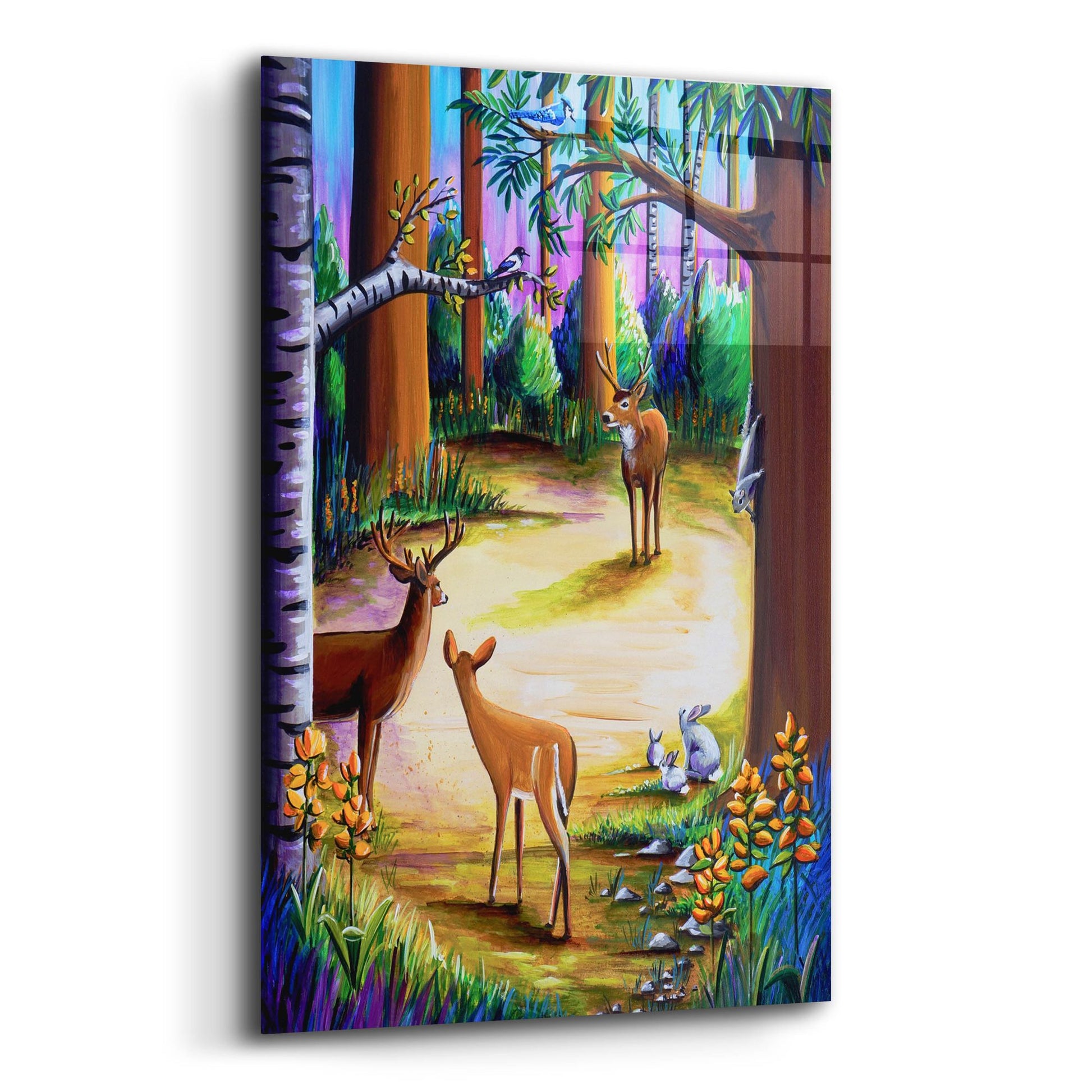 Epic Art 'Bambi 12' by Cindy Thornton, Acrylic Glass Wall Art,12x16