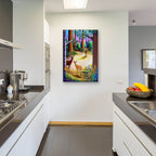 Bambi 12 by Cindy Thornton - 24x36 acrylic wall art in a room