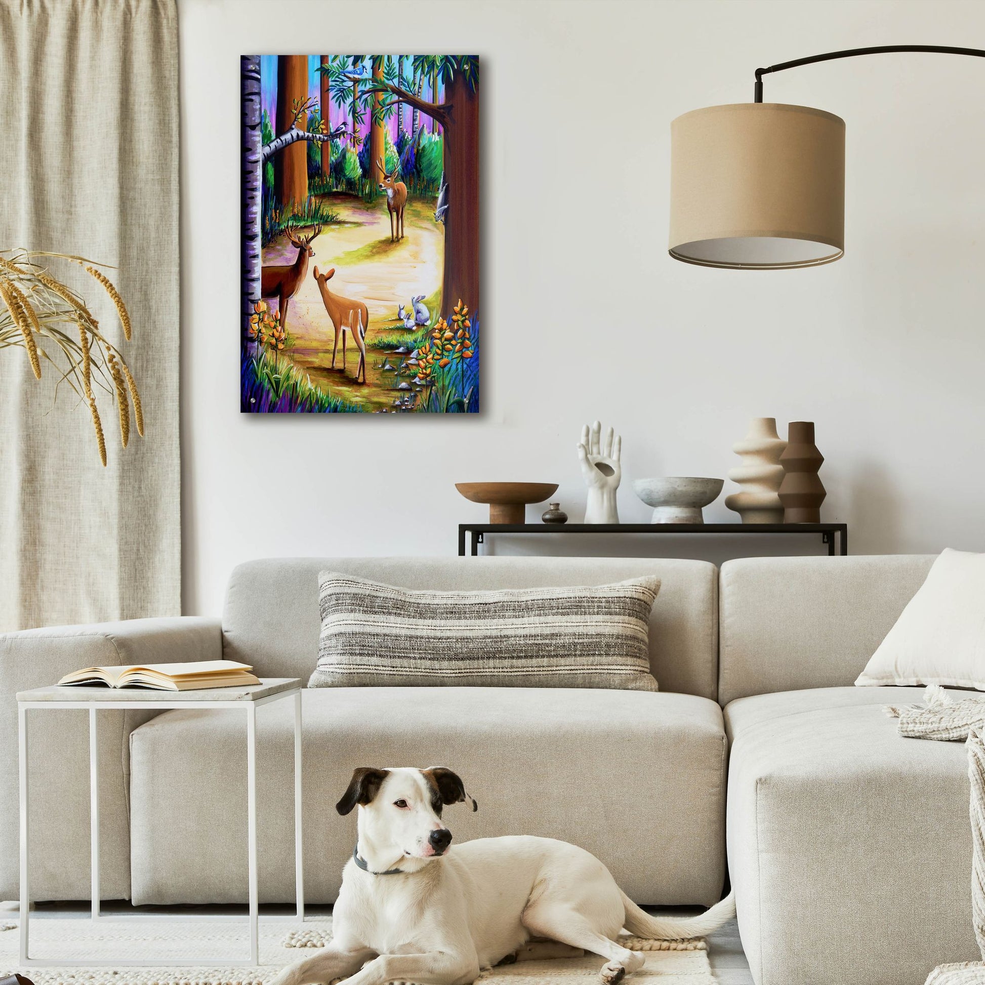 Epic Art 'Bambi 12' by Cindy Thornton, Acrylic Glass Wall Art,24x36