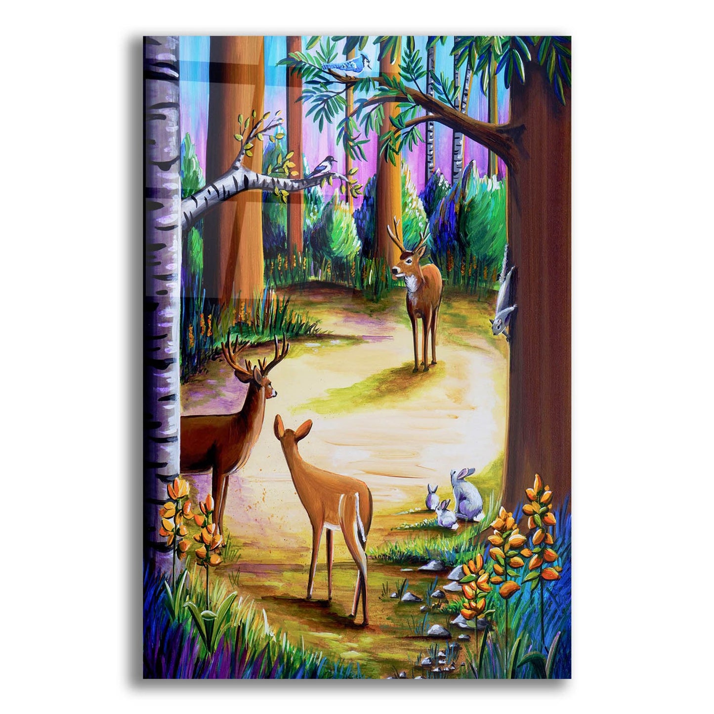 Epic Art 'Bambi 12' by Cindy Thornton, Acrylic Glass Wall Art