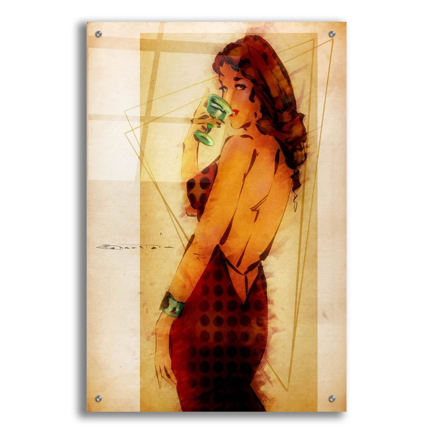 Epic Art 'Oh Child' by TM Borenstein, Acrylic Glass Wall Art