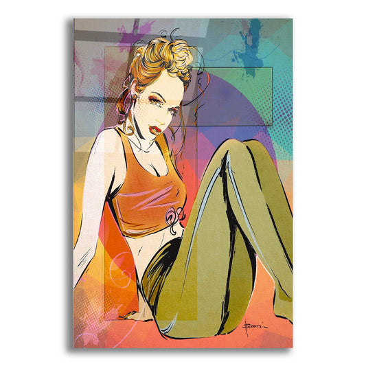 Epic Art 'A Colorful Look' by TM Borenstein, Acrylic Glass Wall Art