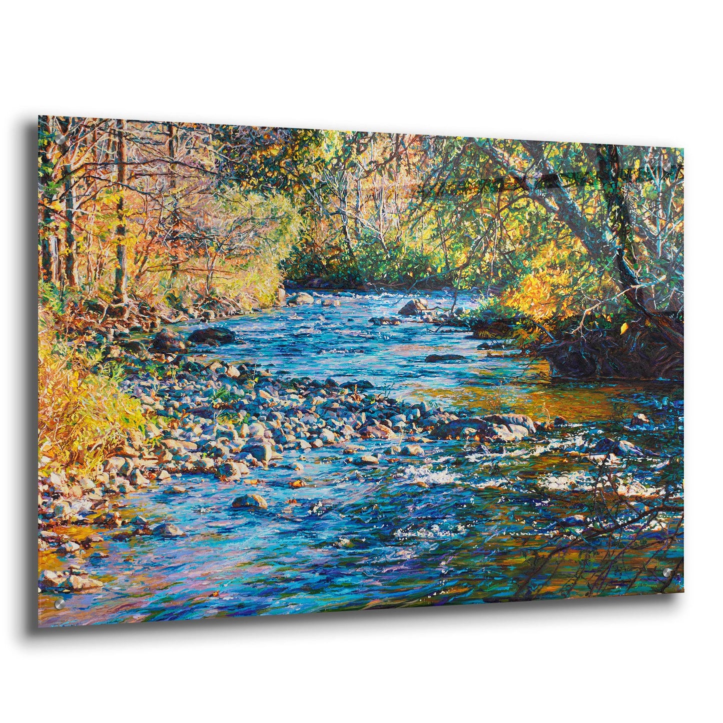 Epic Art 'River Lace' by Joanne Towers, Acrylic Glass Wall Art,36x24