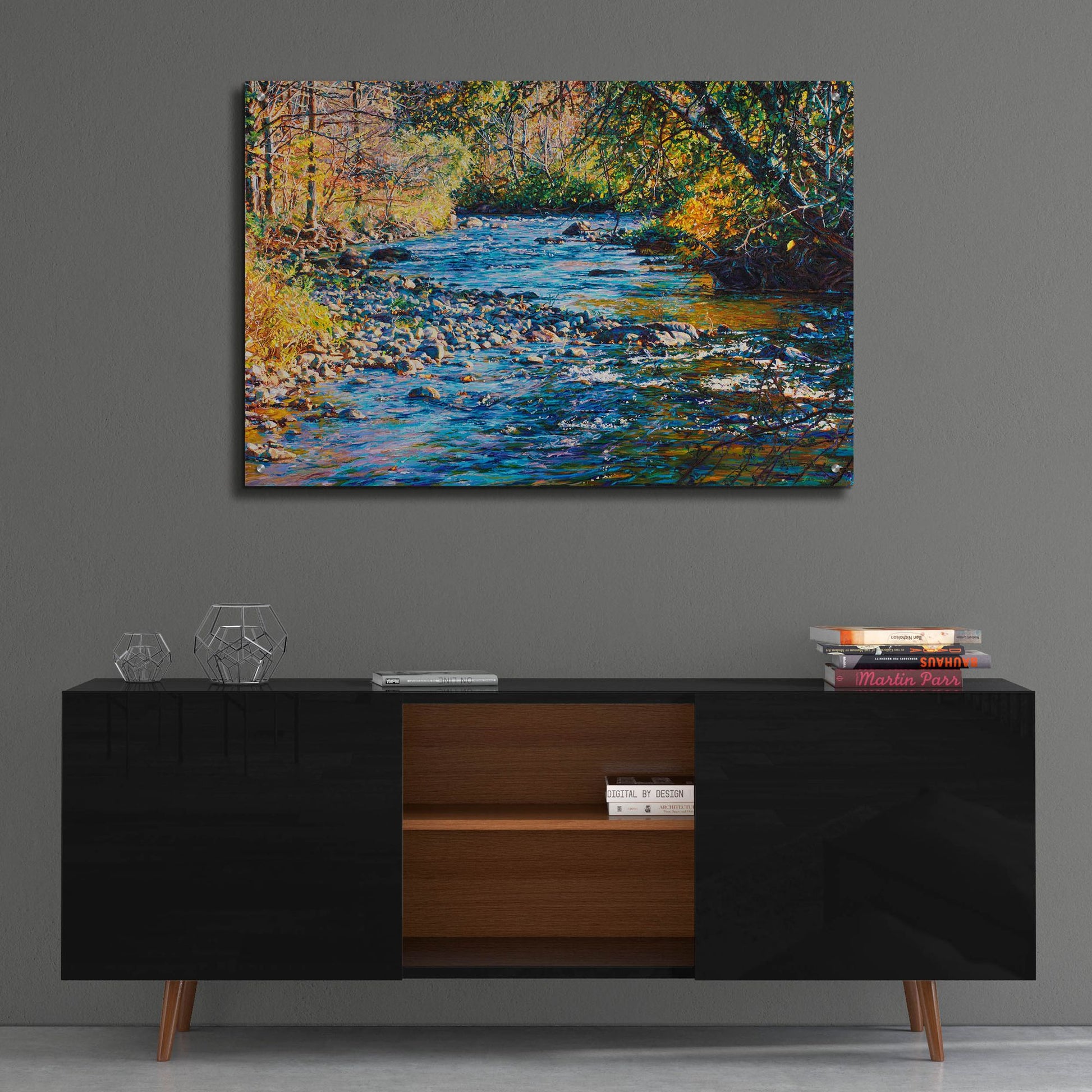 Epic Art 'River Lace' by Joanne Towers, Acrylic Glass Wall Art,36x24