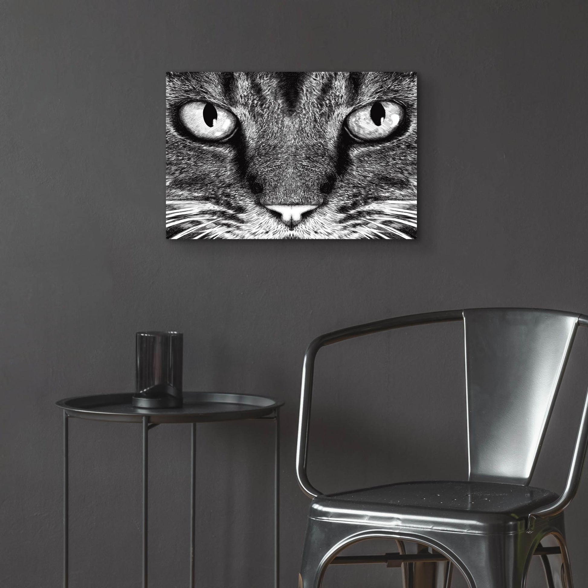 Epic Art 'The Cat' by Tummeow, Acrylic Glass Wall Art,24x16