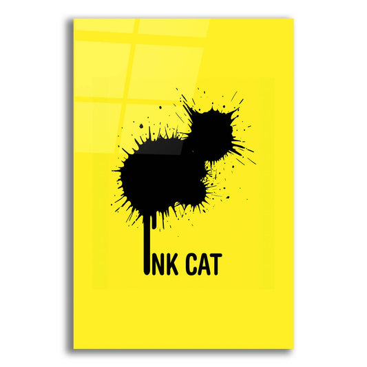 Epic Art 'Ink Cat' by Tummeow, Acrylic Glass Wall Art