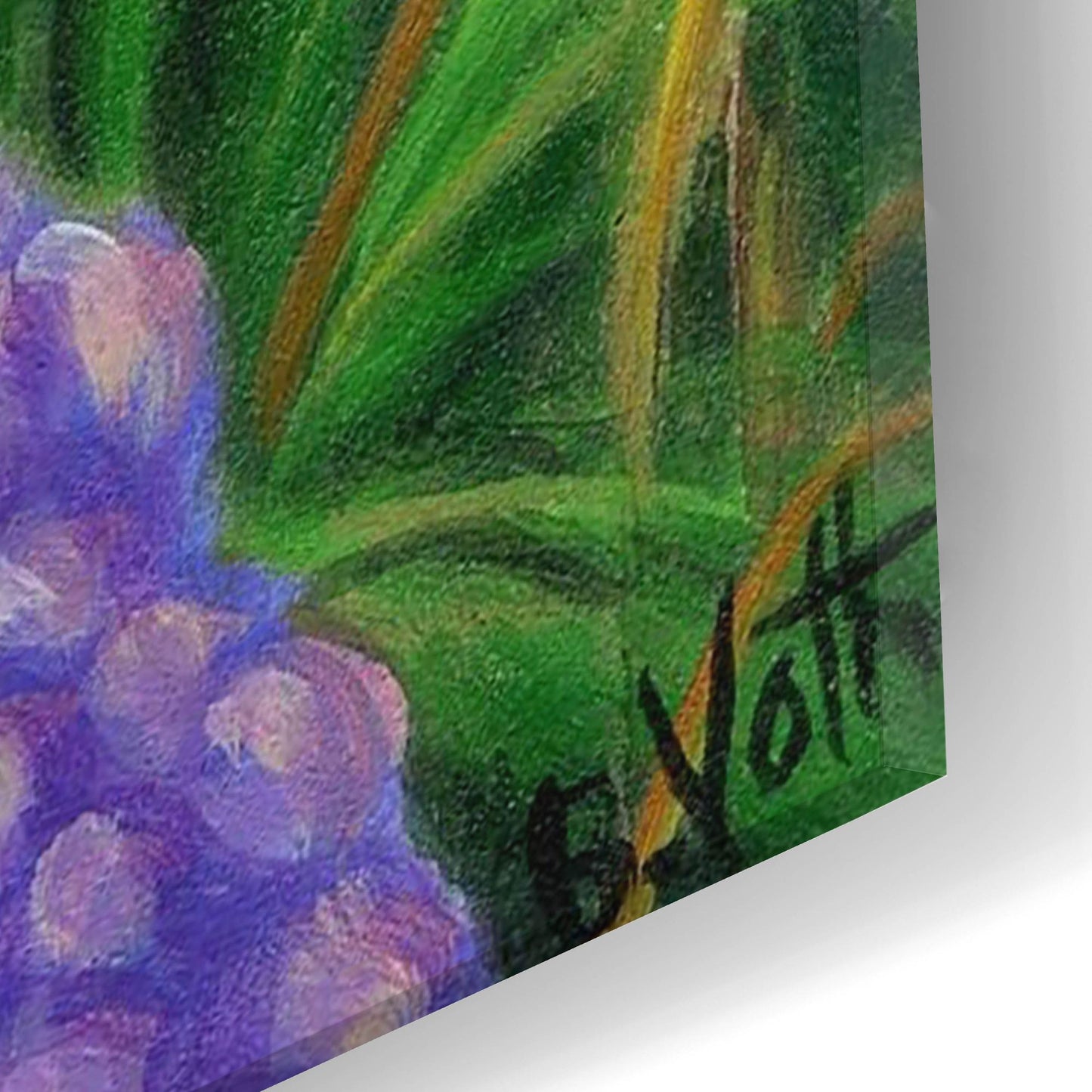 Epic Art 'Spring In The Garden9' by Bridget Voth, Acrylic Glass Wall Art,16x24