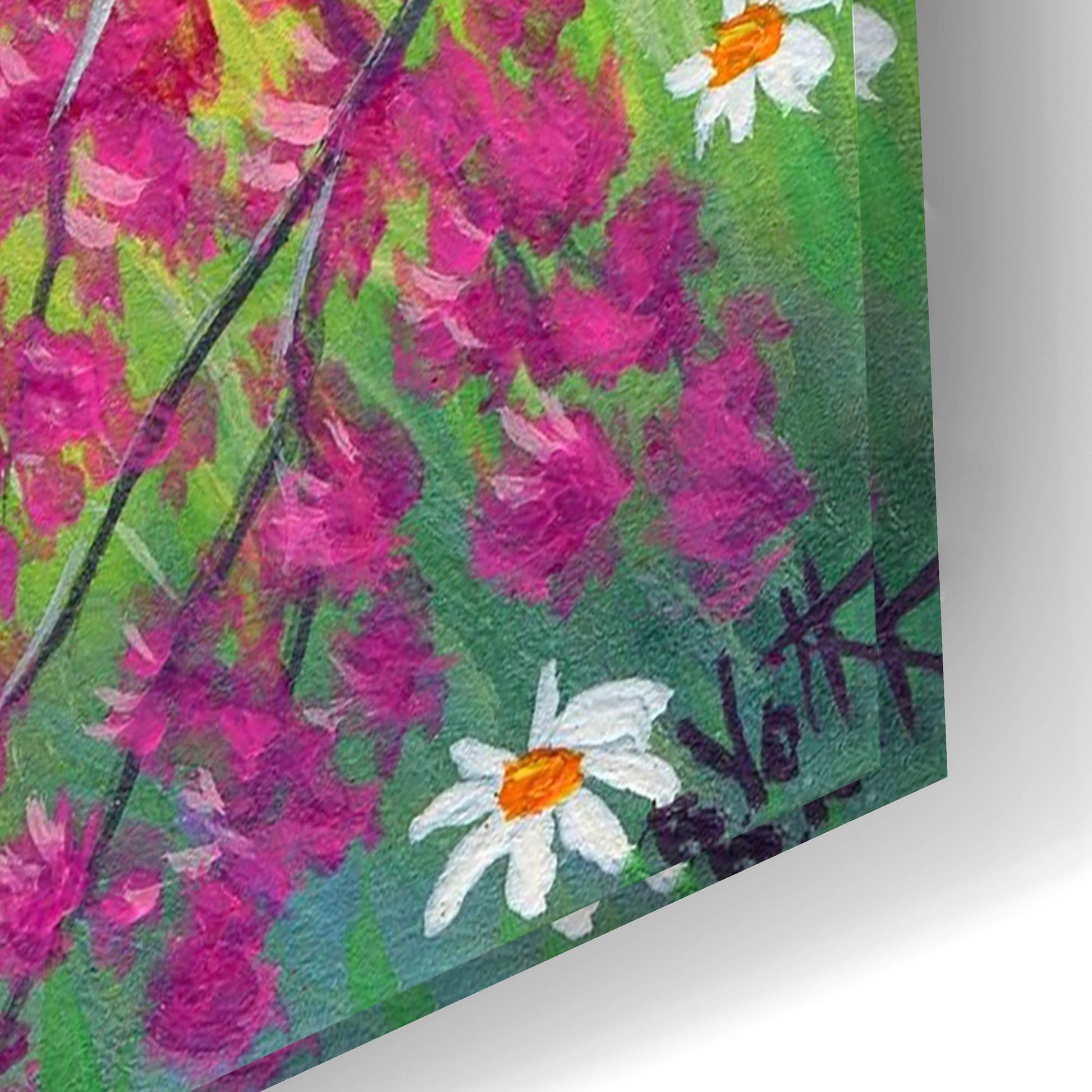 Epic Art 'Sunshine In Ambers Meadow' by Bridget Voth, Acrylic Glass Wall Art,24x16