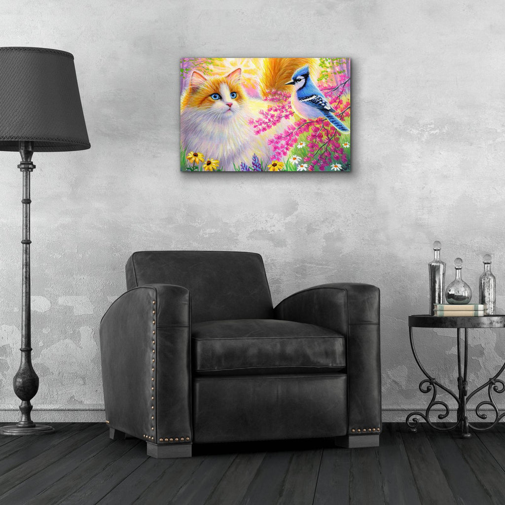 Sunshine In Ambers Meadow by Bridget Voth - 24x16 acrylic wall art in a room