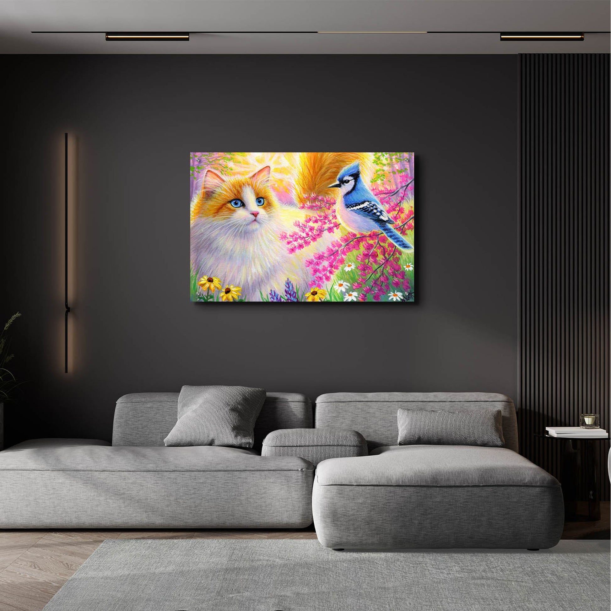 Epic Art 'Sunshine In Ambers Meadow' by Bridget Voth, Acrylic Glass Wall Art,36x24