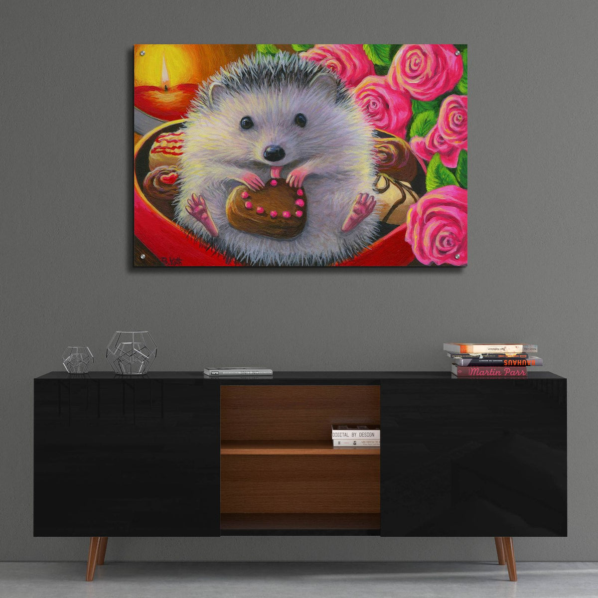 Valentine Sweets by Bridget Voth - 36x24 acrylic wall art in a room