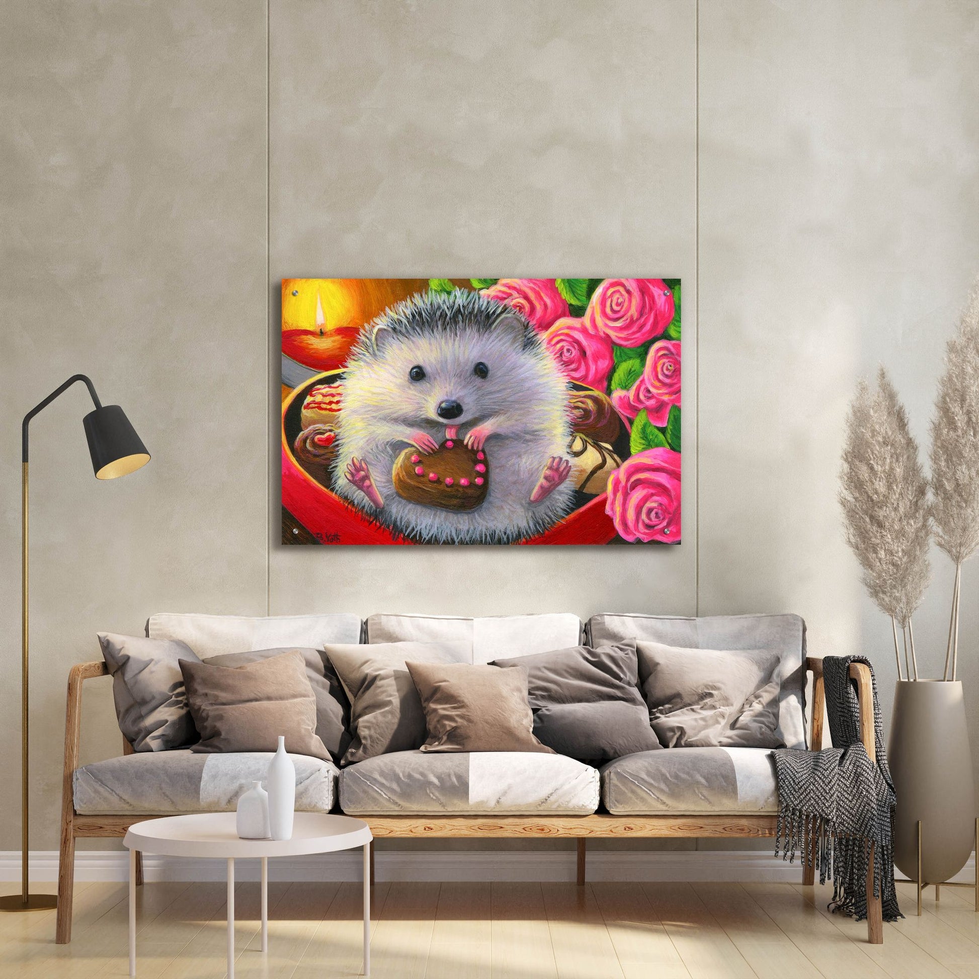 Epic Art 'Valentine Sweets' by Bridget Voth, Acrylic Glass Wall Art,36x24