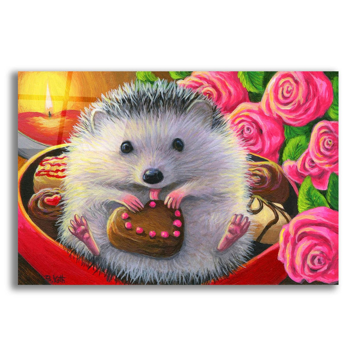 Valentine Sweets by Bridget Voth acrylic glass wall art