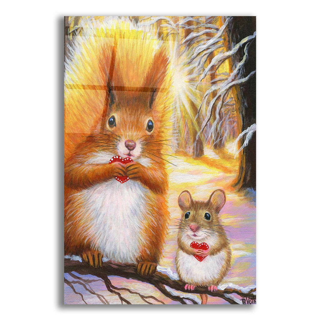 Valentines For Friends7 by Bridget Voth acrylic glass wall art