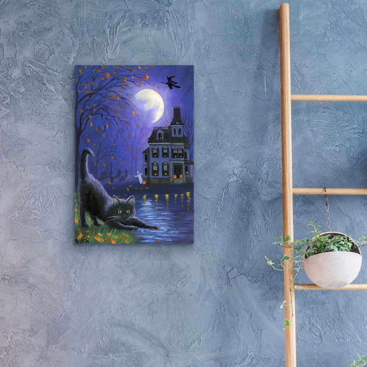 Epic Art 'Witch's Moon' by Bridget Voth, Acrylic Glass Wall Art,16x24