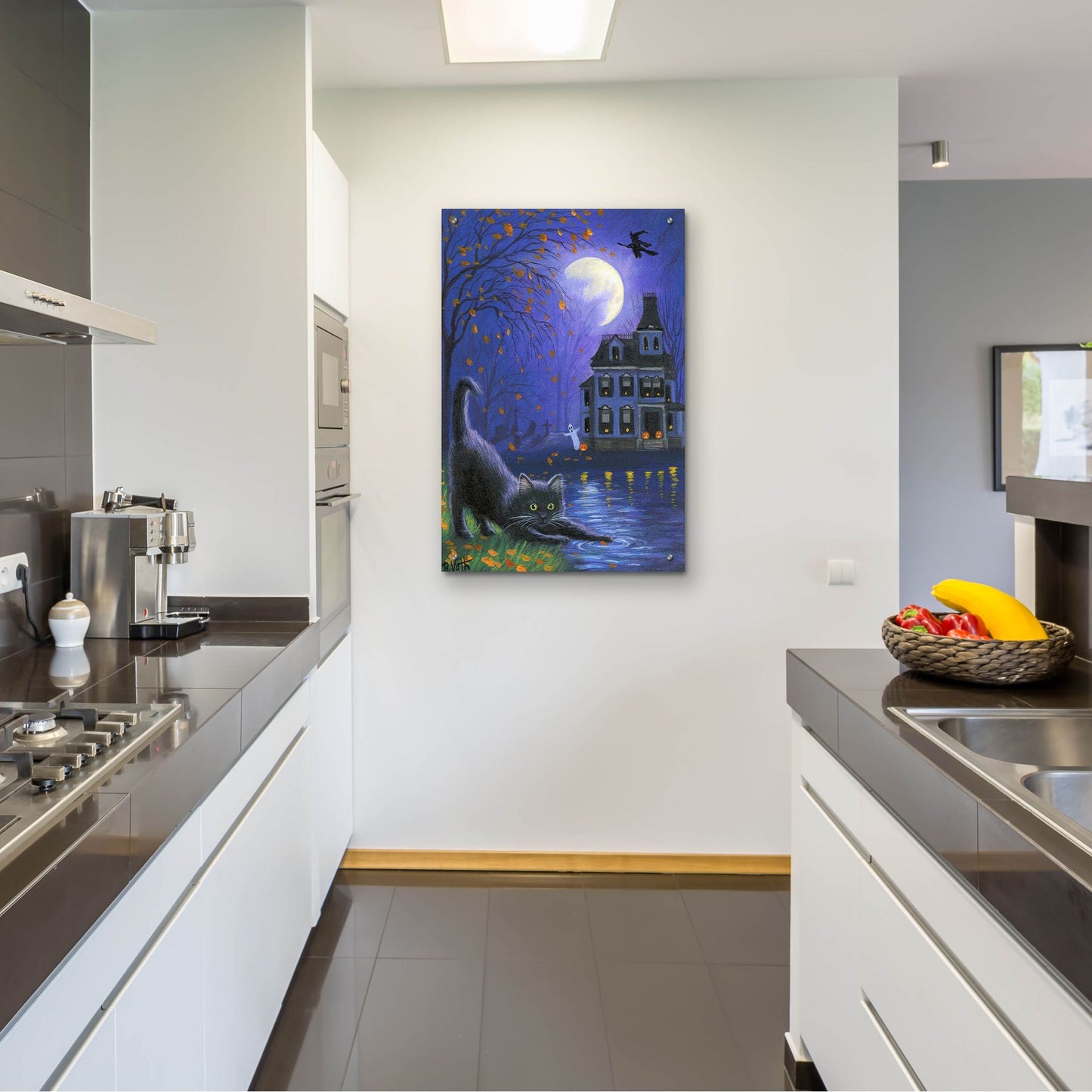 Epic Art 'Witch's Moon' by Bridget Voth, Acrylic Glass Wall Art,24x36