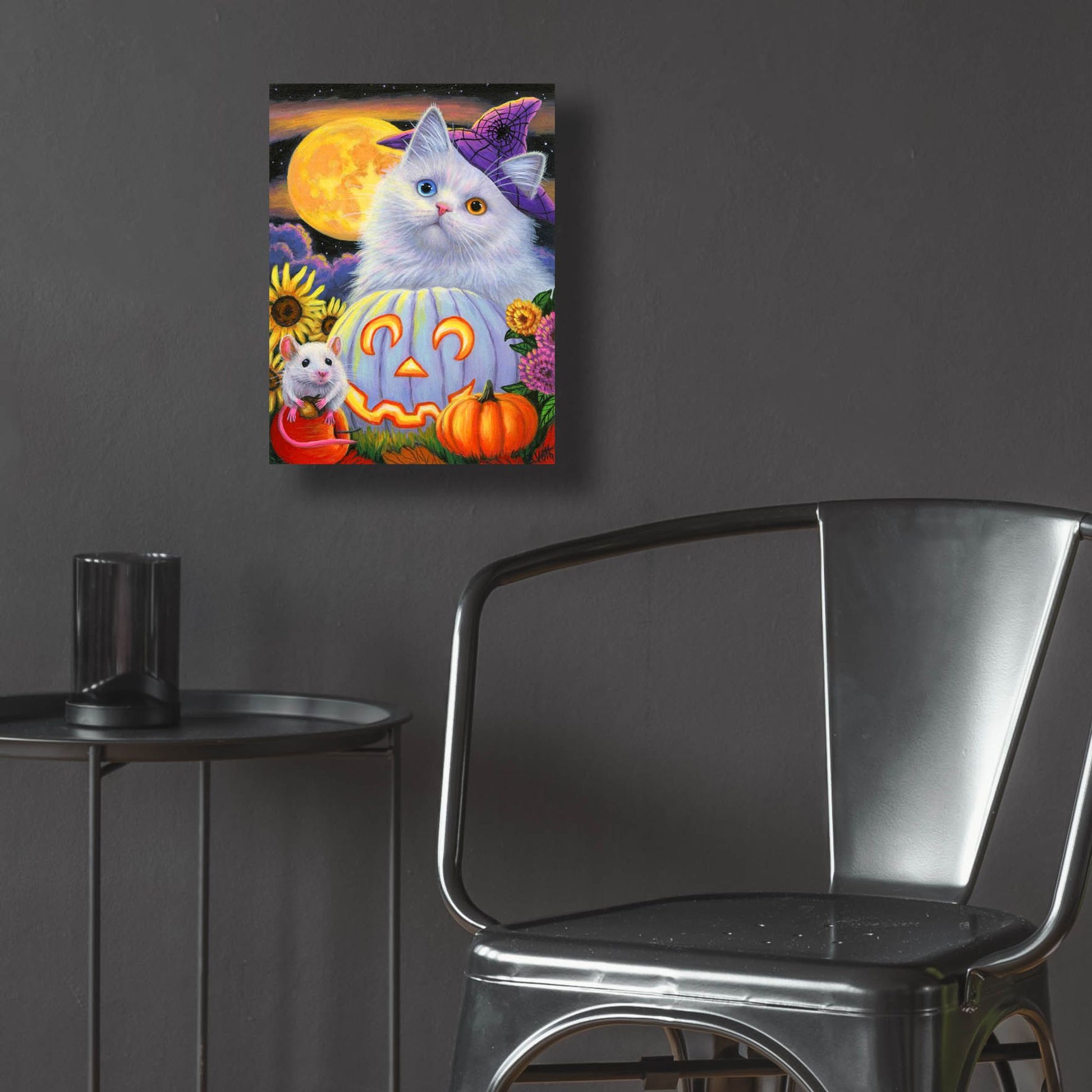 Epic Art 'Boo's Halloween' by Bridget Voth, Acrylic Glass Wall Art,12x16