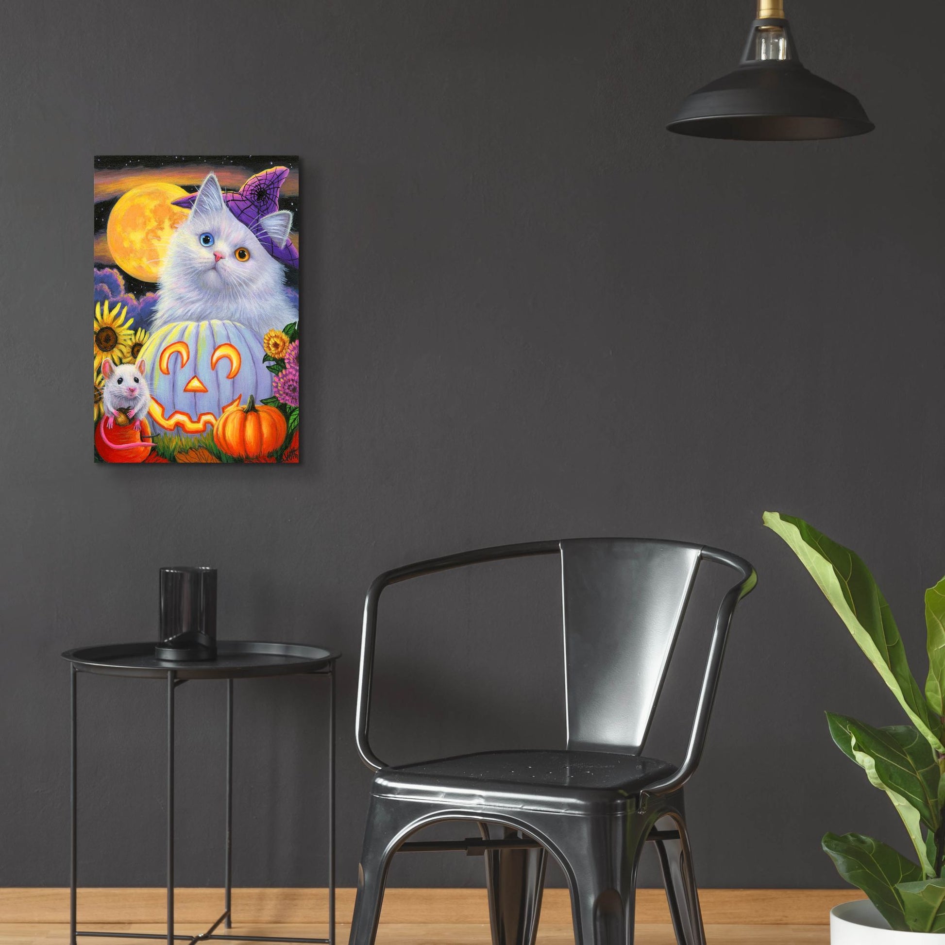 Epic Art 'Boo's Halloween' by Bridget Voth, Acrylic Glass Wall Art,16x24