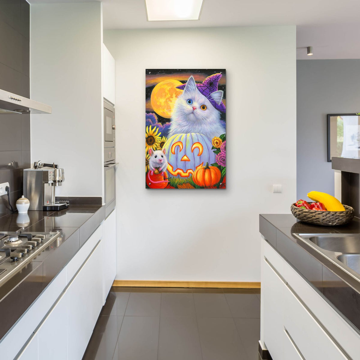 Boo's Halloween by Bridget Voth - 24x36 acrylic wall art in a room