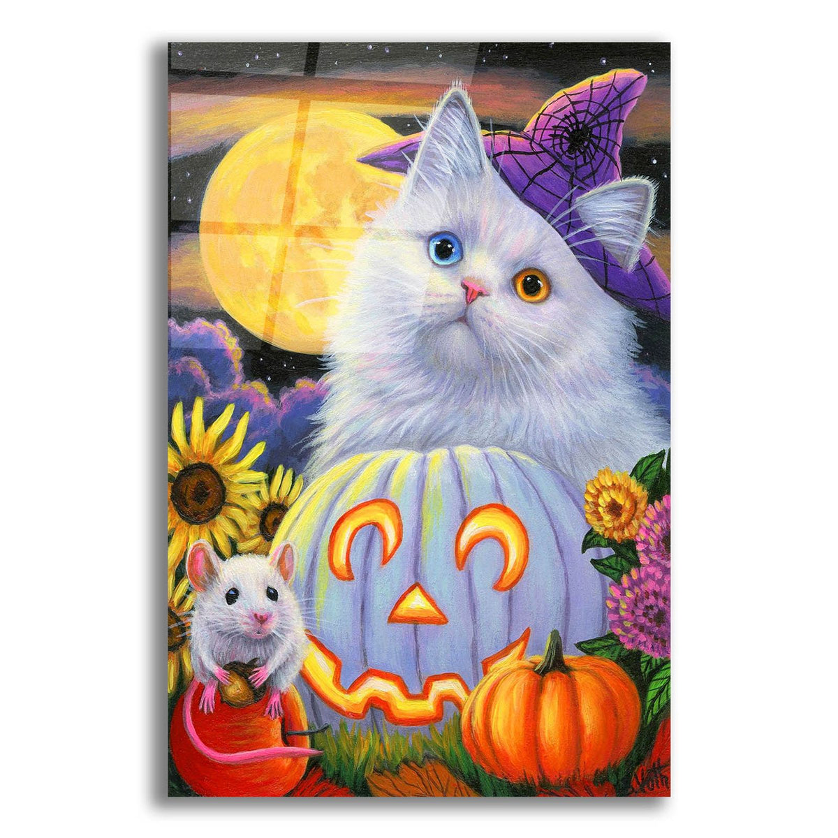 Boo's Halloween by Bridget Voth acrylic glass wall art